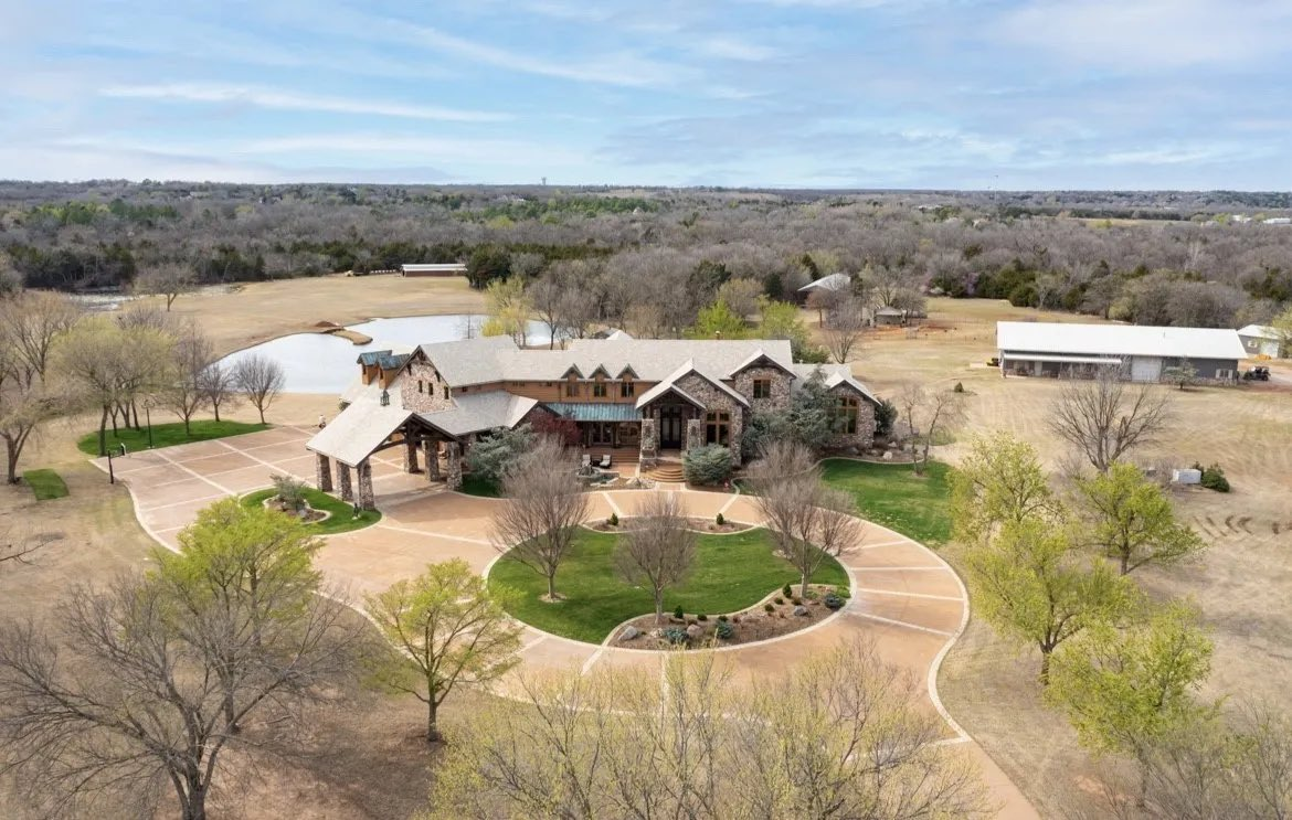 Oklahoma State Cowboy Head Football Coach Mike Gundy’s Stillwater, OK Home listed for $8,000,000