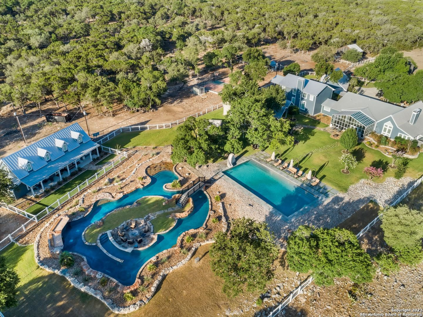 72+ Acre Texas Home With Lazy River for $4,850,000
